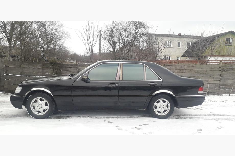Mercedes razred S W140 1991–1998 Obrobe blatniških lokov (Short/Long, 4 kosi, nerjavno jeklo) Fotografija 2