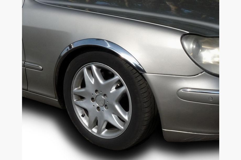 Mercedes S-class W220 1998–2005 Nerjaveče obrobe blatnikov (4 kosi) Fotografija 2