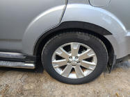 Mitsubishi Outlander 2006–2012 Obrobe kolotekov (4 kosi, črne) fotografija 4