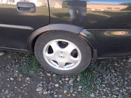 Opel Vectra B 1995–2002 Obrobe kolotekov (4 kosi, črne) ABS plastika fotografija 7