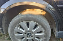 Opel Vectra C 2002–2008 Obrobe blatniških lokov SD (4 kosi, črne) fotografija 1