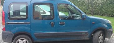 Renault Kangoo 1998–2008 Obrobe kolotekov (4 kosi, črne) Plastika fotografija 3