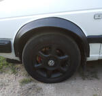 Volkswagen Golf 2 1983–1992 Obrobe kolotekov (4 kosi, črne) fotografija 1