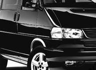 Volkswagen T4 Caravelle/Multivan 1990–2003 Nerjaveče obrobe blatnikov (4 kosi) fotografija 3