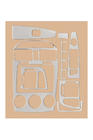 Kia Cerato 1 2004–2009 Obloge armaturne plošče 2004-2006 (Sedan) Aluminij fotografija 3