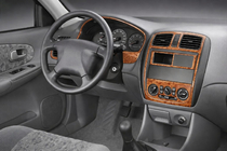 Mazda 323 1977–2003 Okrasne obloge armaturne plošče (2000-2004) fotografija 1