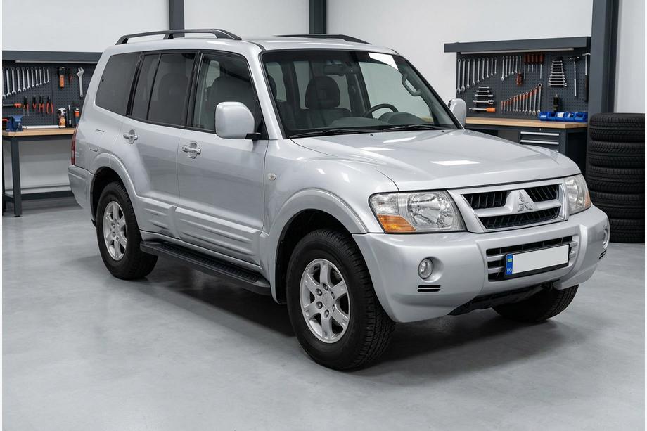 Mitsubishi Pajero Wagon III 1999–2006 Bočne stopnice Allmond Black (2 kos, aluminij) Image