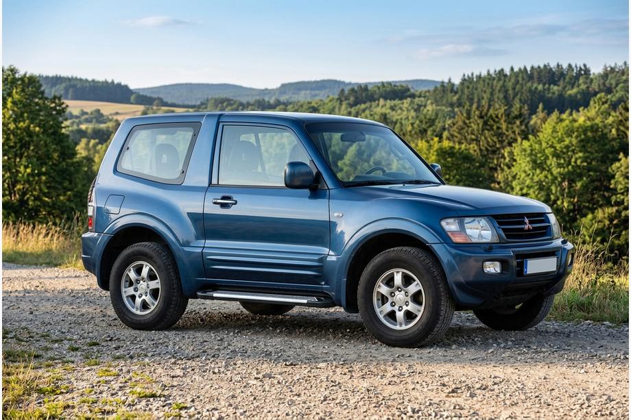 Mitsubishi Pajero Wagon III 1999–2006 Stranske stopnice Line (2 kosa, aluminij) Image