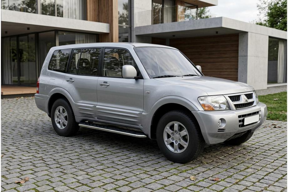 Mitsubishi Pajero Wagon III 1999–2006 Stranske stopnice Maydos V1 (2 kosa, aluminij / nerjavno jeklo) Image
