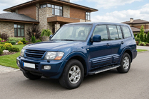 Mitsubishi Pajero Wagon III 1999–2006 Stranske stopnice Tayga (2 kosa, aluminij) fotografija 1