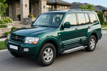 Mitsubishi Pajero Wagon III 1999–2006 Stranske stopnice Rainbow (2 kosa, aluminij) fotografija 1
