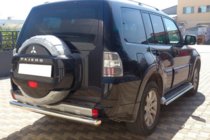 Mitsubishi Pajero Wagon III 1999–2006 Zadnji zaščitni lok AK002 (nerjavno jeklo) fotografija 3