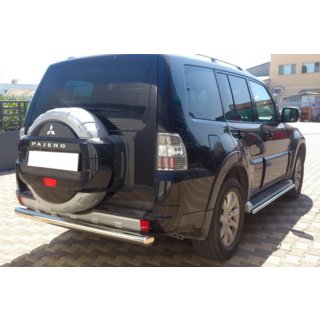 Zadnji zaščitni lok AK002 (nerjavno jeklo) Mitsubishi Pajero Wagon III 1999–2006 fotografija 3