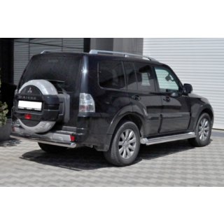 Zadnji zaščitni lok AK002 (nerjavno jeklo) Mitsubishi Pajero Wagon III 1999–2006 fotografija 2
