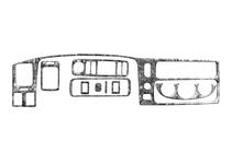 Mitsubishi Pajero Sport 1996–2007 Obloge armaturne plošče (2002-2007) fotografija 5