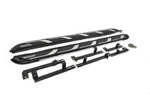 Audi Q7 2015–2026 OEM V2 stranske stopnice (2 kosa, aluminij) fotografija 3