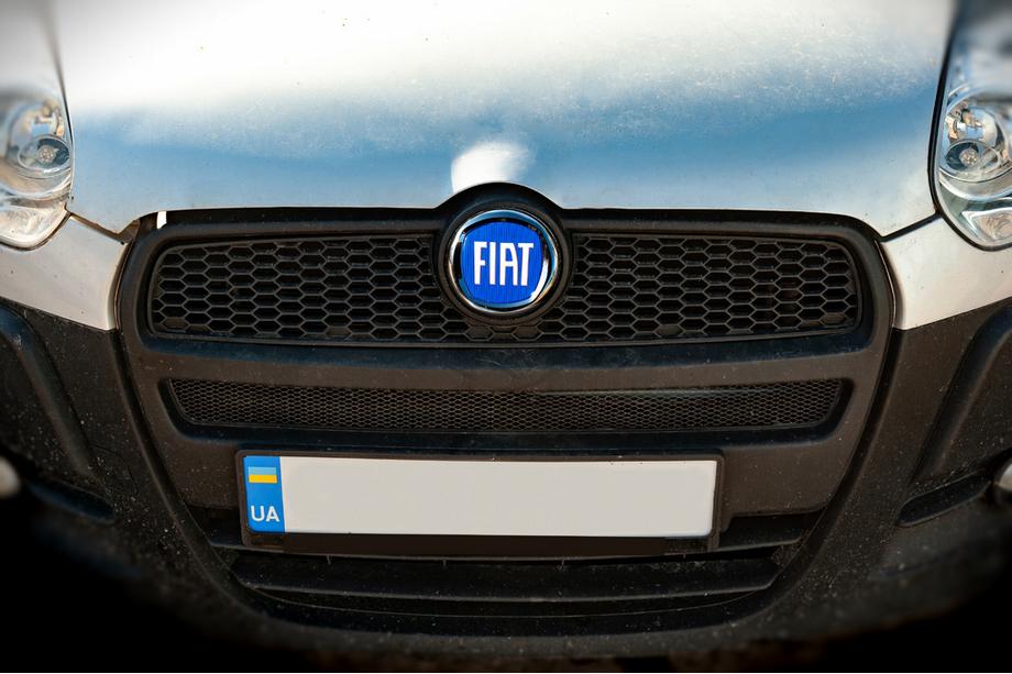 Fiat Emblem (moder, samolepilni) Fotografija 2