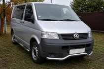 Volkswagen T5 Transporter 2003–2010 Sprednji zaščitni lok Wave ST007 (nerjaveče jeklo) fotografija 3
