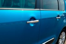 Citroen C-3 2009–2016 Kromirane obloge kljuk vrat (4 kosi, nerjavno jeklo) Carmos - turško nerjaveče jeklo fotografija 7