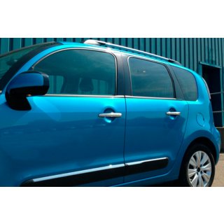 Kromirane obloge kljuk vrat (4 kosi, nerjavno jeklo) Citroen C-3 Picasso 2010–2017 fotografija 1