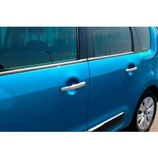 Kromirane obloge kljuk vrat (4 kosi, nerjavno jeklo) Citroen C-3 Picasso 2010–2017 fotografija 2