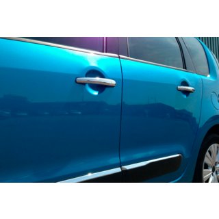 Kromirane obloge kljuk vrat (4 kosi, nerjavno jeklo) Citroen C-3 Picasso 2010–2017 fotografija 3
