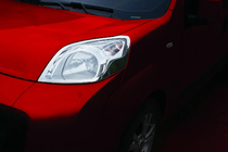Citroen Nemo 2007–2017 Nerjaveče obrobe žarometov (2 kosa) Carmos - turško nerjaveče jeklo fotografija 1