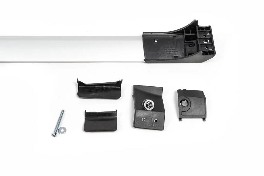 Peugeot 1007 2005–2009 Prečne letve za standardne strešne sani brez ključa (2 kos) Fotografija 6
