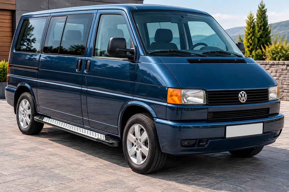 Volkswagen T4 Caravelle/Multivan 1990–2003 Stranske stopnice Allmond Grey (2 kos, aluminij) Image