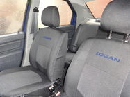 Dacia Logan I 2008–2012 Avtoprevleke za sedeže (tekstilne, Classik) fotografija 8