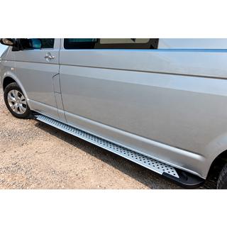Stranske stopnice tipa X5 (2 kosa, aluminij) Volkswagen T5 2010–2015 fotografija 1