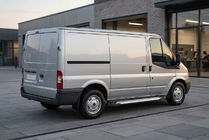 Ford Transit 2000–2014 Stranske stopnice Allmond Grey (2 kosa, aluminij) L2 (srednja medosna razdalja) fotografija 1