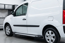 Renault Kangoo 2008–2020 Stranske stopnice Allmond Grey (2 kosa, aluminij) fotografija 1