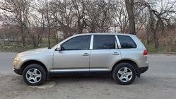 Volkswagen Touareg 2002–2010 Kromirani pokrovi stebričkov vrat (6 kosov, nerjaveče jeklo) fotografija 1