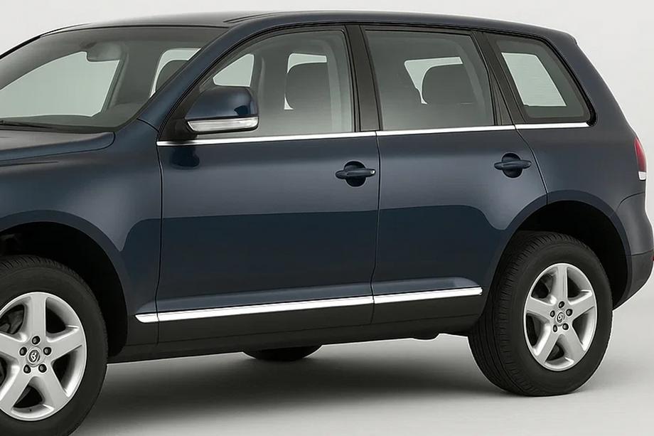 Volkswagen Touareg 2002–2010 Spodnje okenske letve (6 kos, nerjaveče jeklo) Image