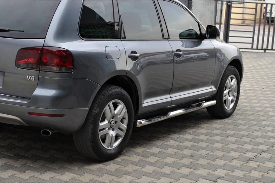 Volkswagen Touareg 2002–2010 Stranske cevi (2 kos, nerjaveče jeklo) Image
