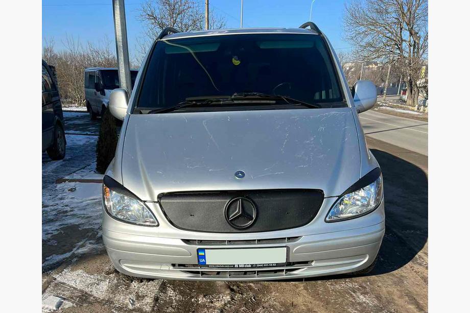 Mercedes Vito W639 2004–2014 Zimski pokrov rešetke (2003-2010) Sijajna Image