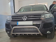 Volkswagen Touareg 2010–2018 Prednji zaščitni lok WT003 (nerjaveče jeklo) fotografija 2