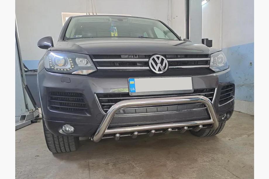 Volkswagen Touareg 2010–2018 Prednji zaščitni lok WT003 (nerjaveče jeklo) Image