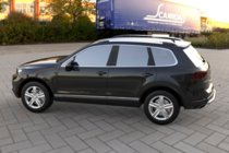 Volkswagen Touareg 2010–2018 Zadnji zaščitni lok (nerjaveče jeklo) fotografija 2