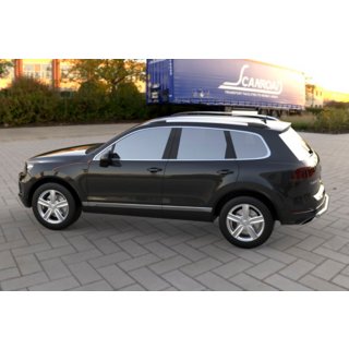 Zadnji zaščitni lok (nerjaveče jeklo) Volkswagen Touareg 2010–2018 fotografija 2