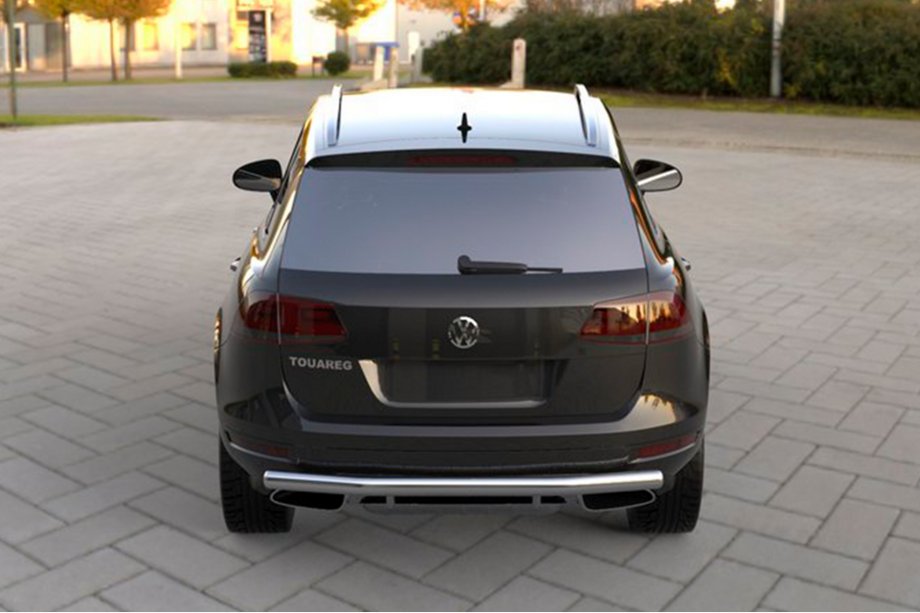 Volkswagen Touareg 2010–2018 Zadnji zaščitni lok (nerjaveče jeklo) Image