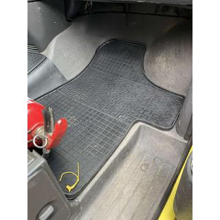 Gumijaste preproge za kabino (3 kos, Polytep) Mercedes Vito W639 2004–2014 fotografija 2