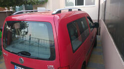Volkswagen Caddy 2004–2010 Strešne sani Skyport GREY Standardna baza fotografija 11