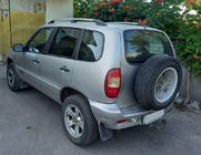Chevrolet Niva 1998–2020 Kromirane strešne sani fotografija 3