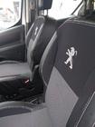 Peugeot Partner Tepee 2008–2018 Avto prevleke za sedeže (usnjeno umetno usnje + tkanina, Premium) fotografija 4