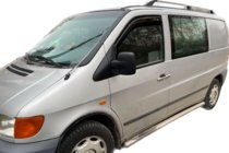 Mercedes Vito W638 1996–2003 Vstavljivi deflektorji za okna (2 kos, HIC) fotografija 7