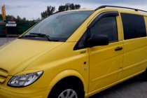 Mercedes Vito W639 2004–2014 Vetrni deflektorji za okna (2 kosa, HIC) fotografija 11