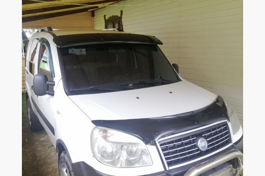 Fiat Doblo I 2001–2005 Vizir na vetrobransko steklo (črn sijaj, 5 mm) Fotografija 13