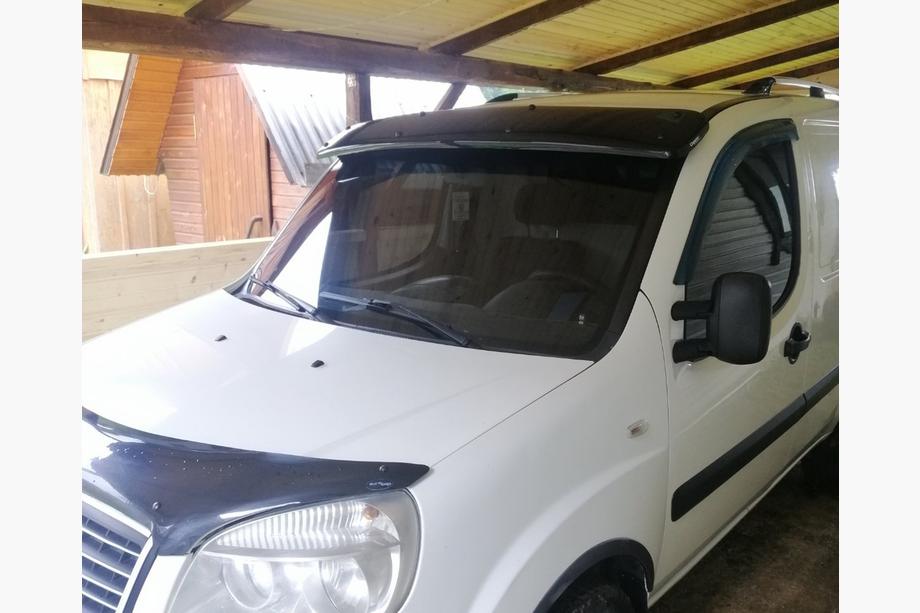 Fiat Doblo I 2001–2005 Vizir na vetrobransko steklo (črn sijaj, 5 mm) Fotografija 14